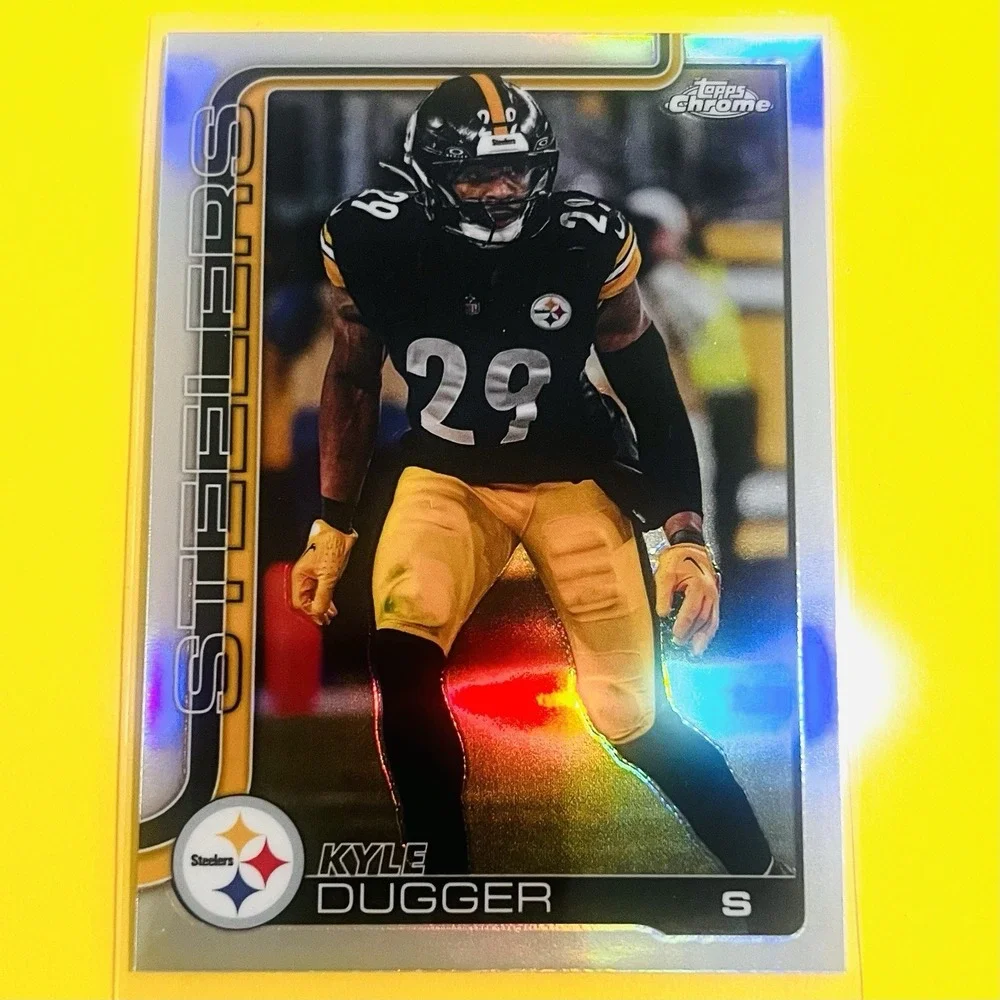 2025 Topps Chrome Football‎ Kyle Dugger #211 Refractor Pittsburgh Steelers NFL